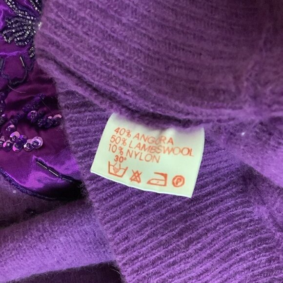 VINTAGE WOOL ANGORA SWEATER - Picture 6 of 6